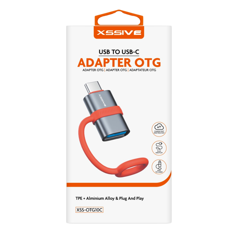 Adaptateur OTG USB/USB-C XSSIVE XSS-OTG10C — Accessoire · Smarty Paris 18e